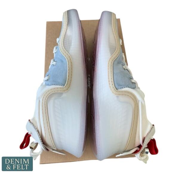 Christian Louboutin Arpoador Sneakers Zinc Blanco Suede CL Paris Shoes NEW/NIB!! main image 5